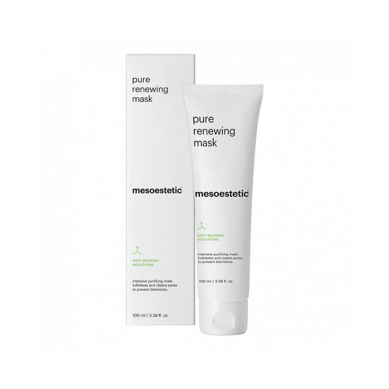 Маска для лица Mesoestetic Pure Renewing Mask, очищающая, отшелушивающая, 100 мл